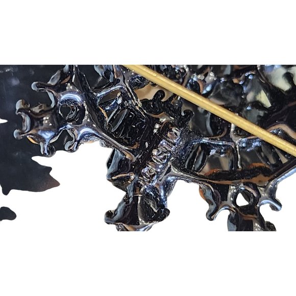 Vintage Signed Austria Rhinestone Brooch (A2463) - Picture 3 of 5